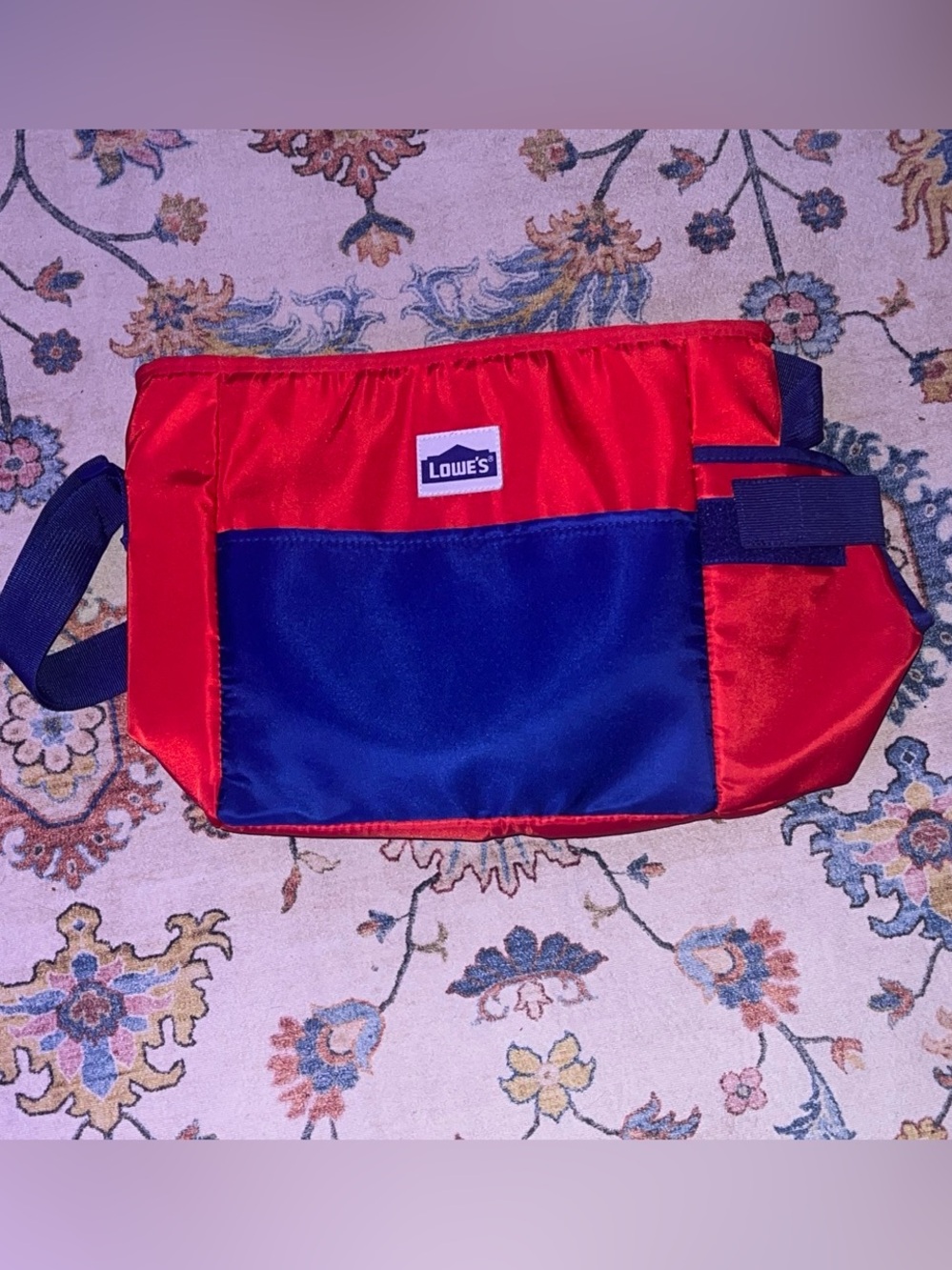 Lowe's Red and Blue cooler lunchbox